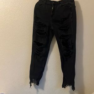 american eagle ripped jeans